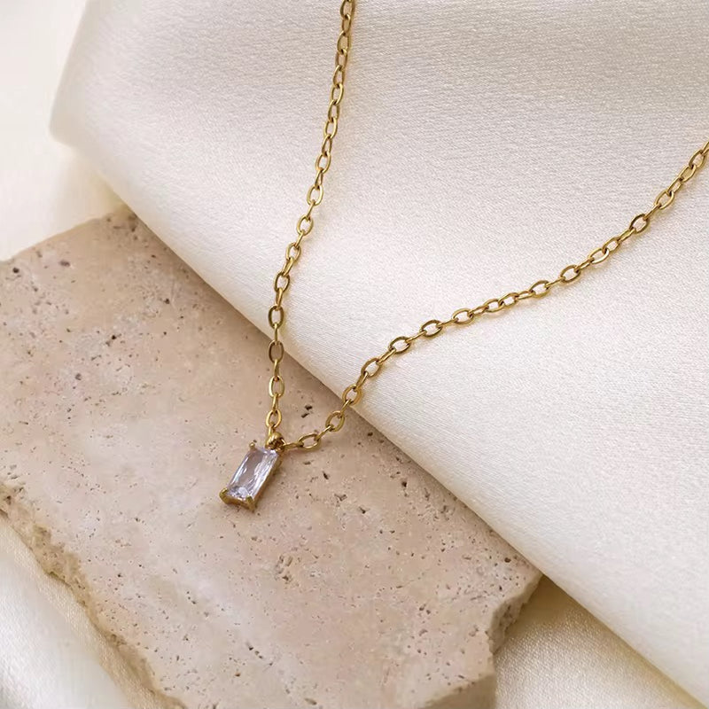 Ray Solitaire Necklace