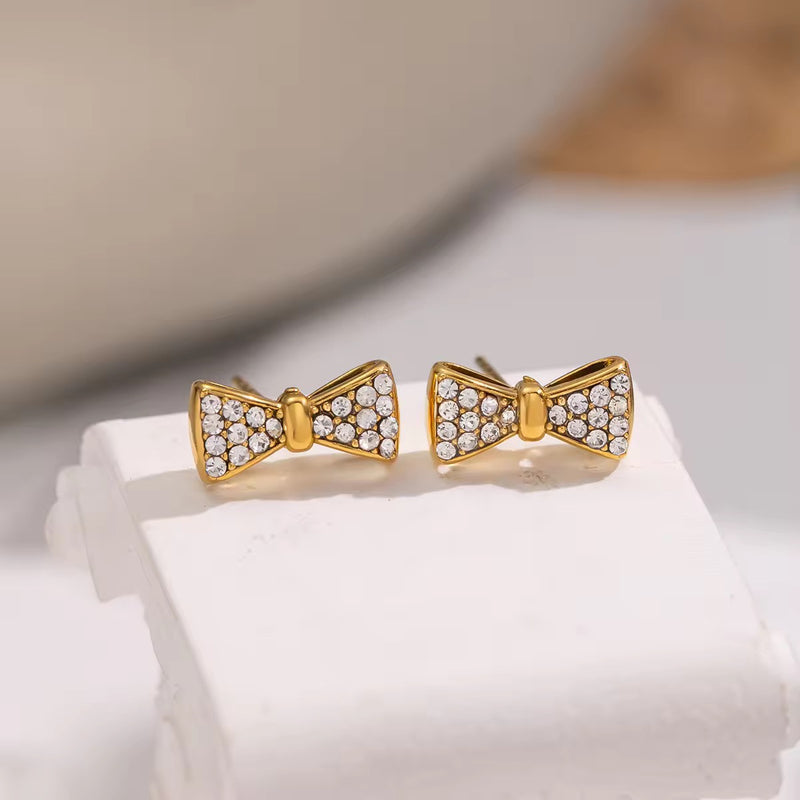 Luxe Bow Studs