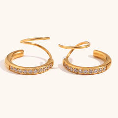 Twilight Twist Hoops