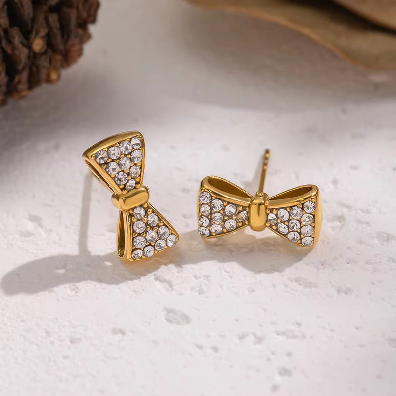 Luxe Bow Studs