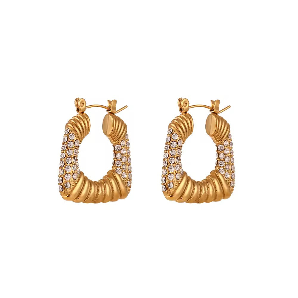 Golden Grace Hoops