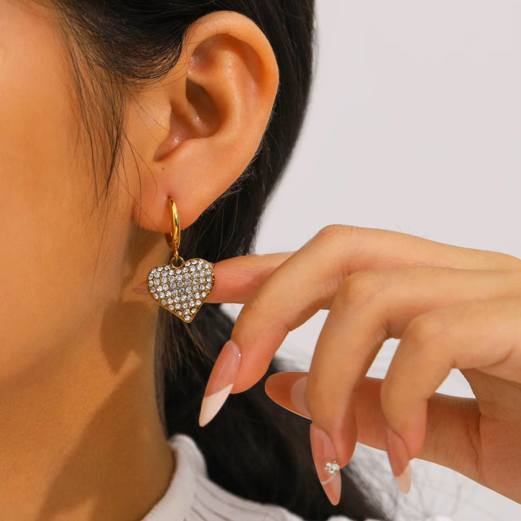 Luxe Heart Earrings