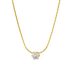 Jade Solitaire Necklace