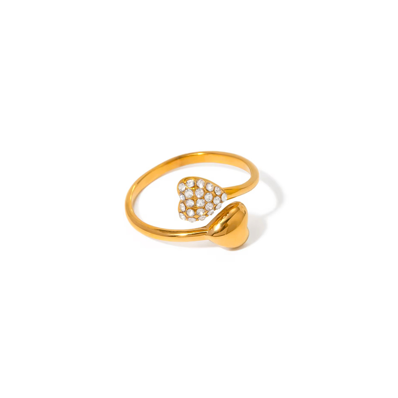 Twin Heart Ring
