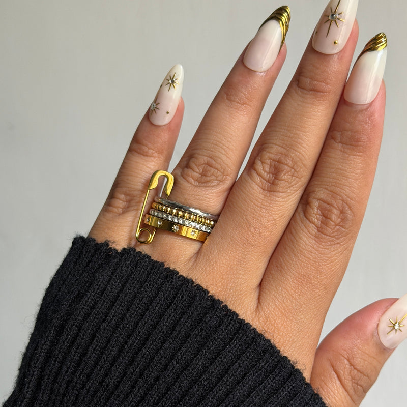 Luna Stack Ring