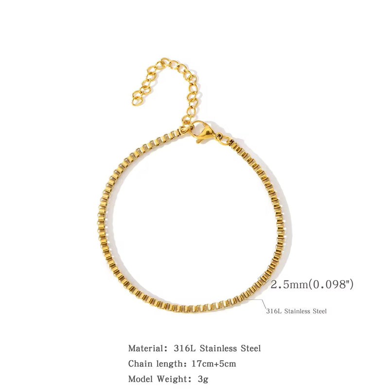 Boxy Chain Bracelet