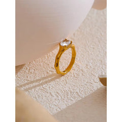 Ovaly Solitaire Ring