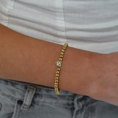 Heart-Bead Bracelet