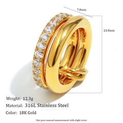 Trix Stack Ring