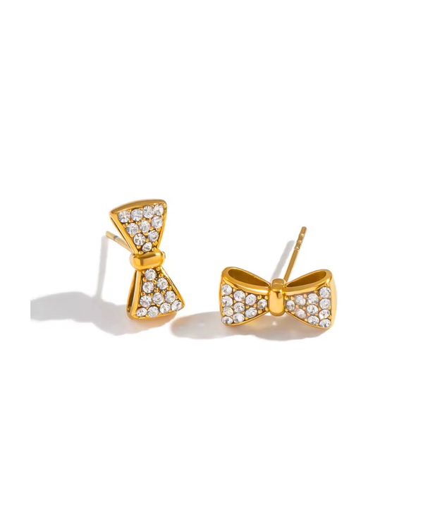 Luxe Bow Studs