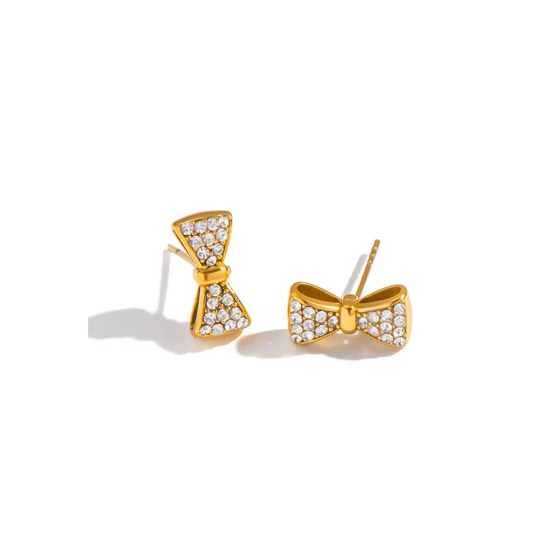 Luxe Bow Studs