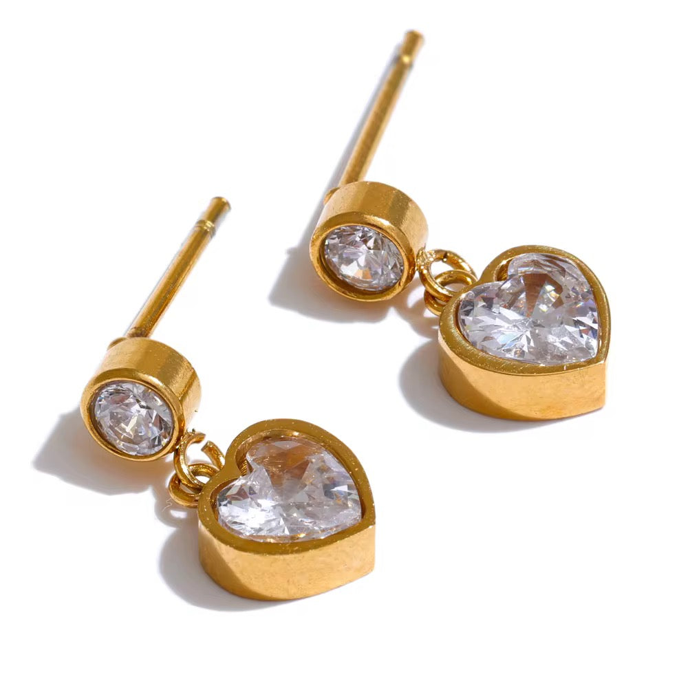 Petite Heart Stud