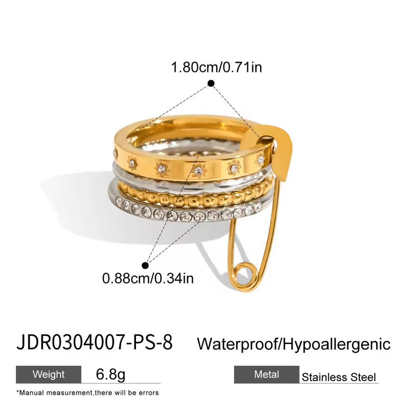 Luna Stack Ring