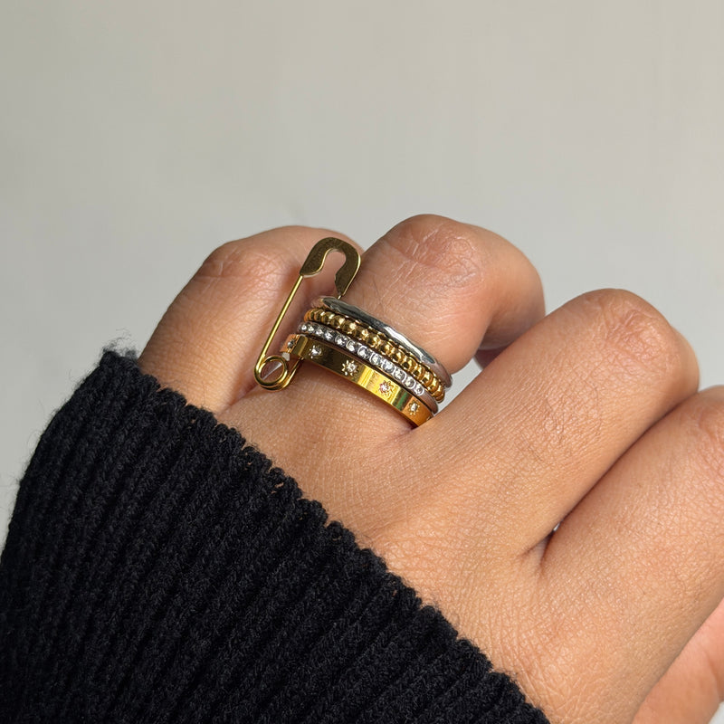 Luna Stack Ring