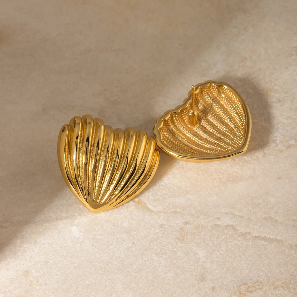 Heart-shell Earrings