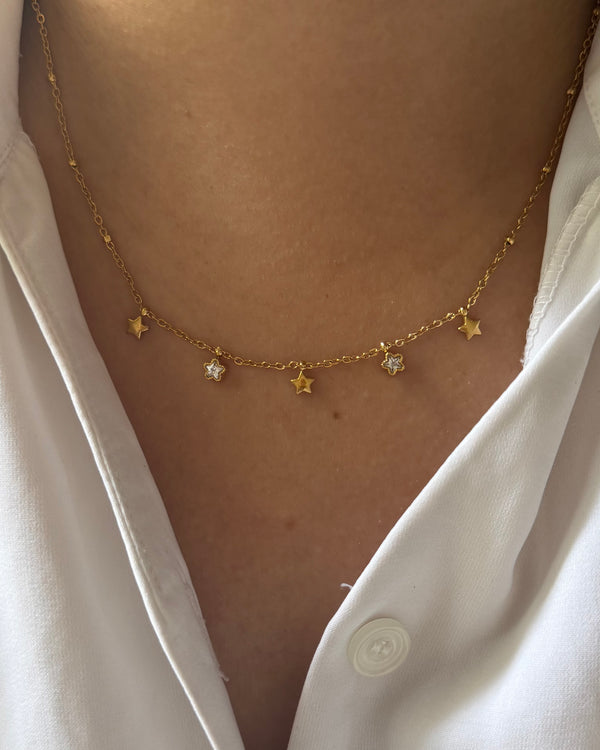 Star Drop Necklace
