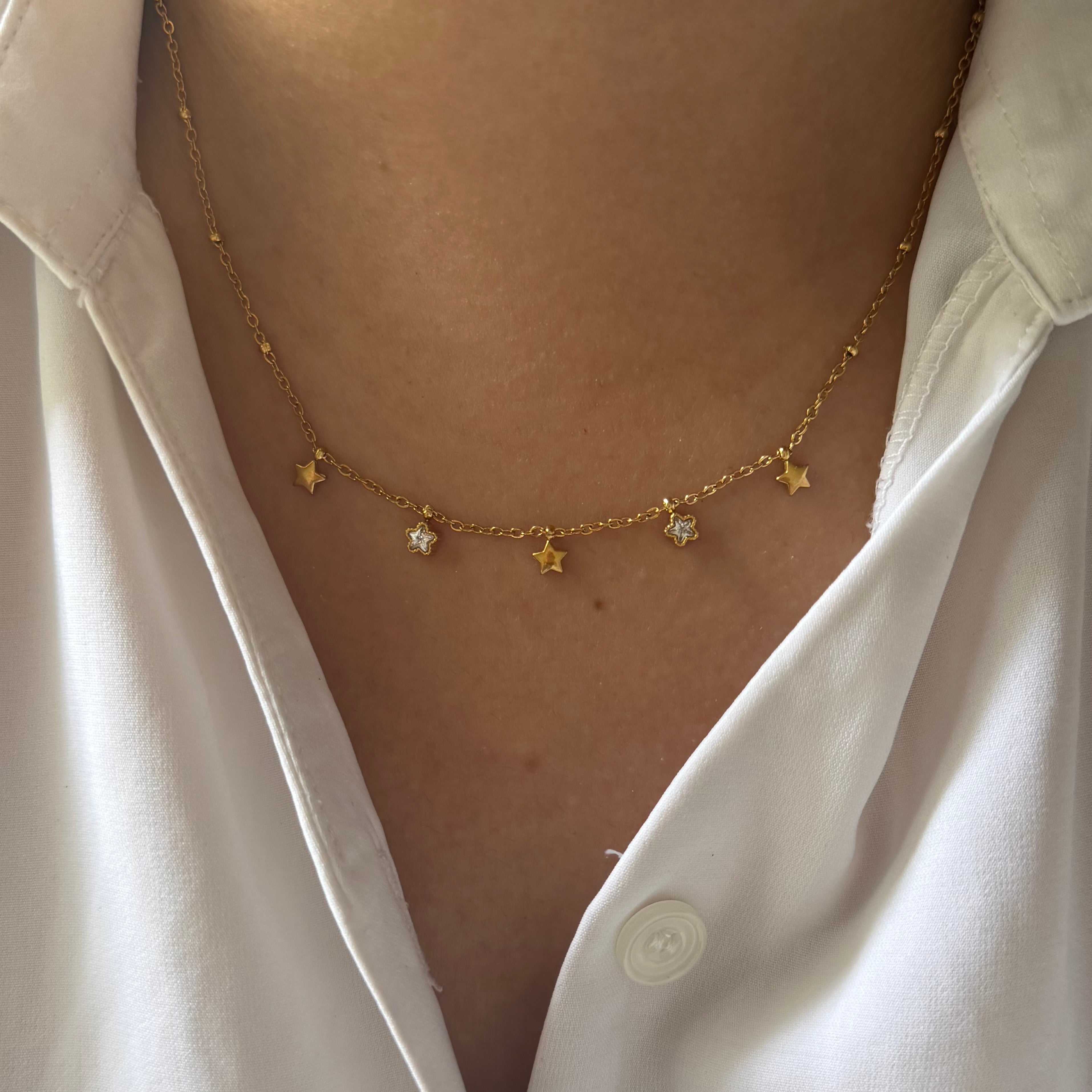 Star Drop Necklace