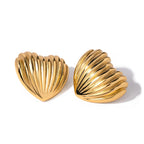 Heart-shell Earrings