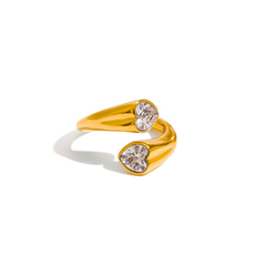 Dual Heart Ring