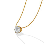 Jade Solitaire Necklace