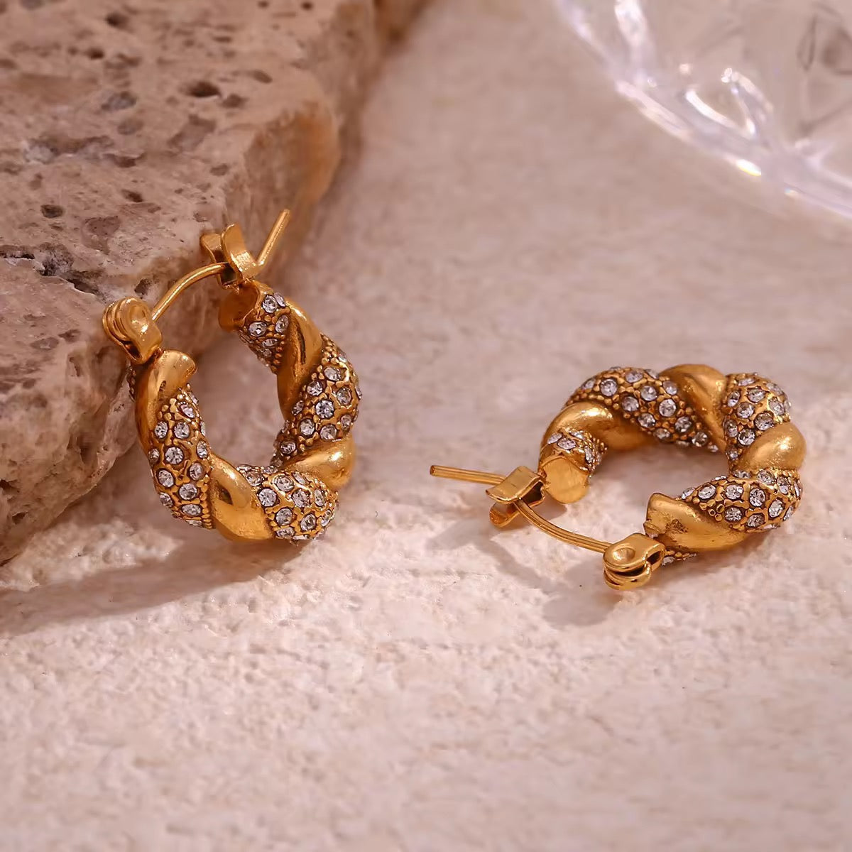 Twisted Crystal Hoops