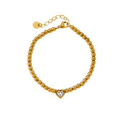 Heart-Bead Bracelet