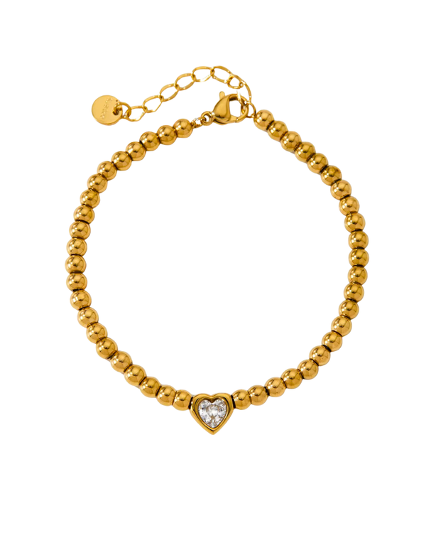 Heart-Bead Bracelet