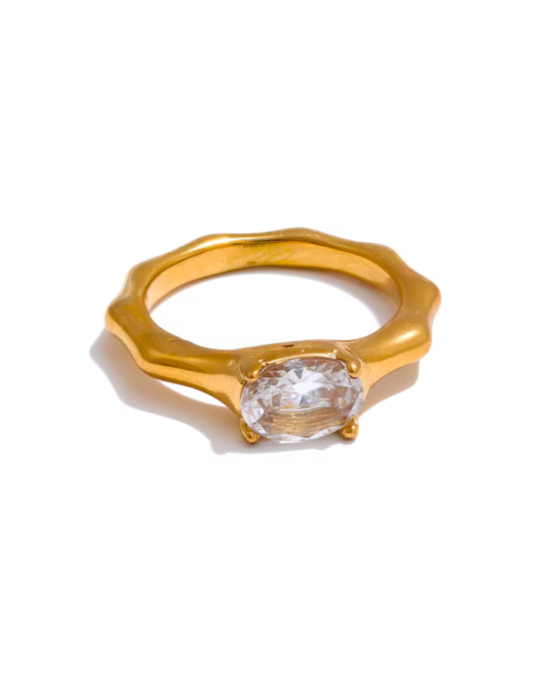 Ovaly Solitaire Ring
