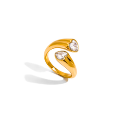 Dual Heart Ring