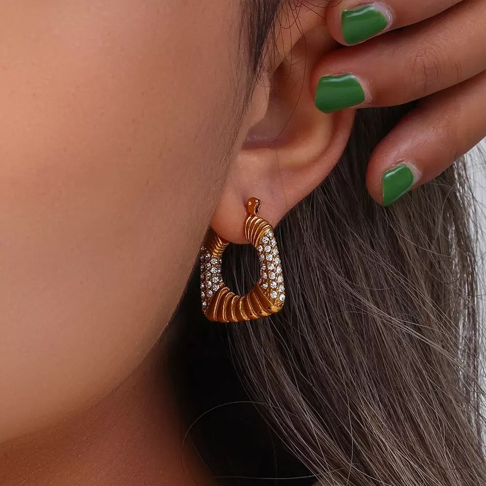 Golden Grace Hoops
