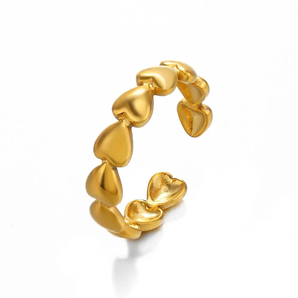 Hearts Halo Ring