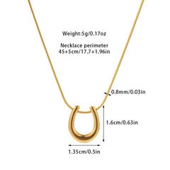 Horse-shoe Necklace