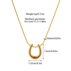 Horse-shoe Necklace