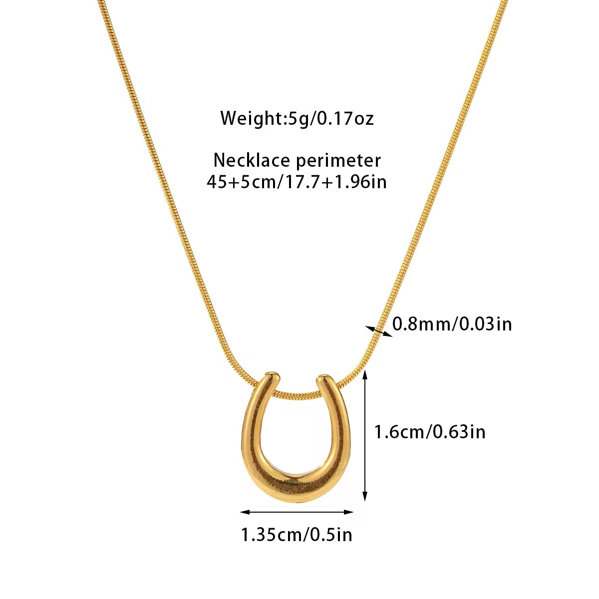 Horse-shoe Necklace