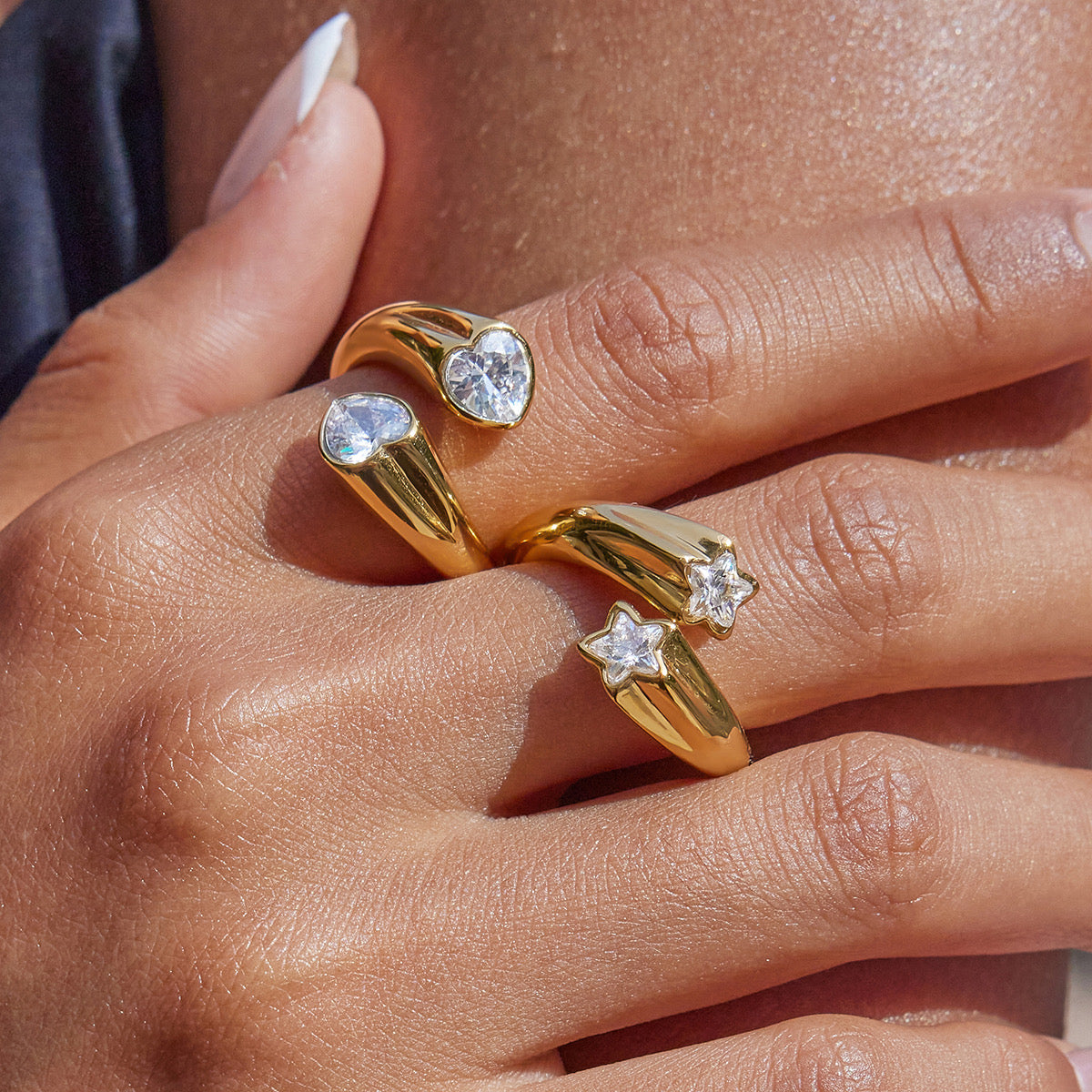 Dual Heart Ring