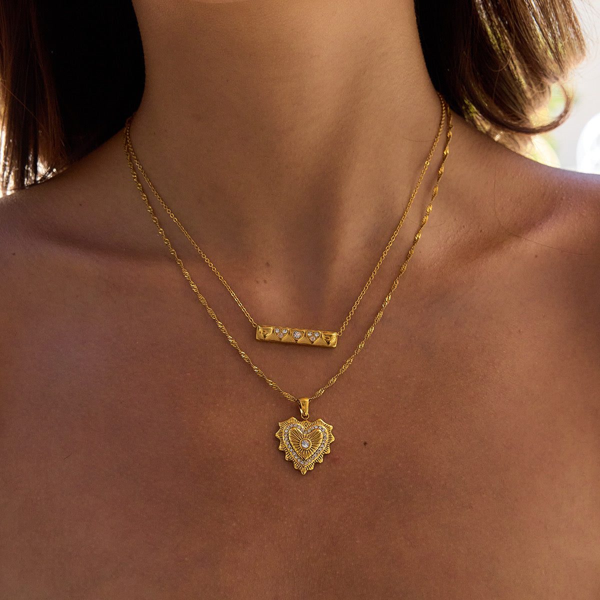 Vintage Heart Necklace