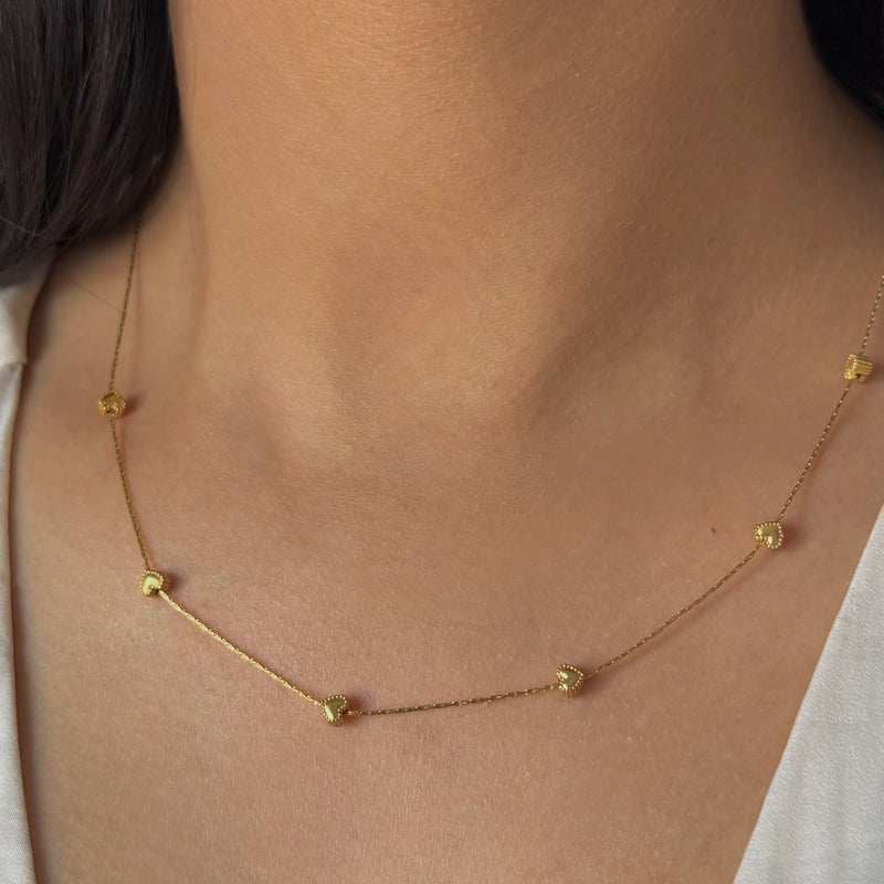 Blush Heart Necklace