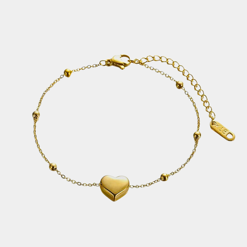 Heart Beaded Anklet