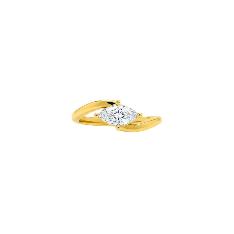 Diadem Solitaire Ring